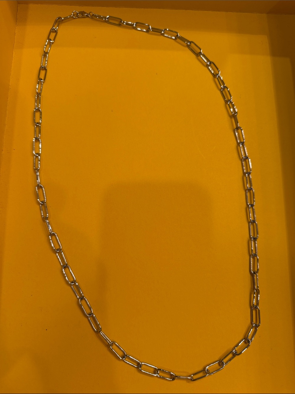 Silver Link Chain Necklace